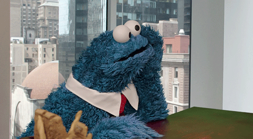 Cookie Monster represents what it feels like when customers wait for brands to respond to their messages.