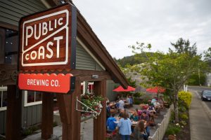 outside view of Public Coast Brewing