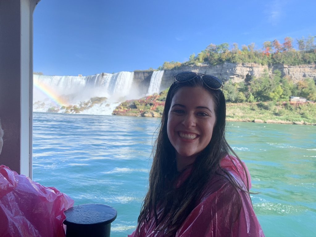 Becca at Niagara Falls