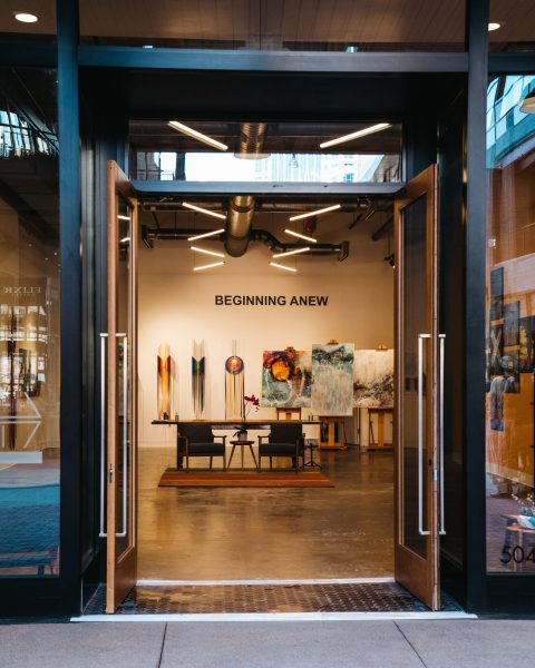 Image of Swipe Right Art storefront at Fifth + Broadway.